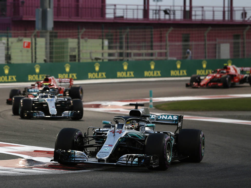 Lewis Hamilton, Valtteri Bottas, Sebastian Vettel