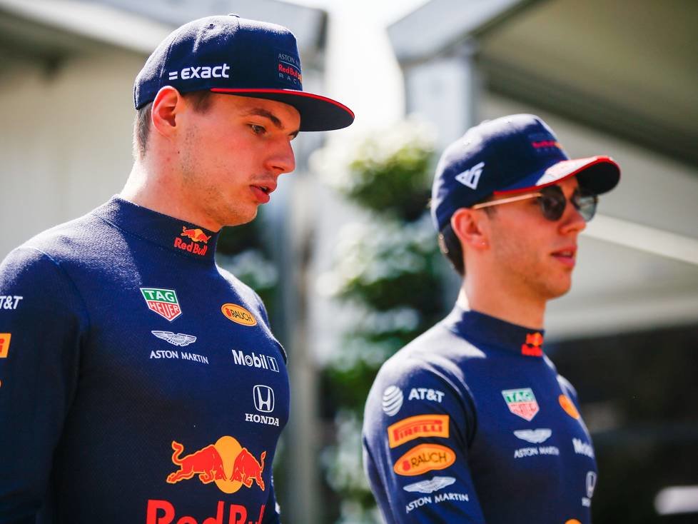 Max Verstappen, Pierre Gasly