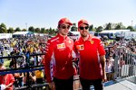 Sebastian Vettel (Ferrari) und Charles Leclerc (Ferrari) 