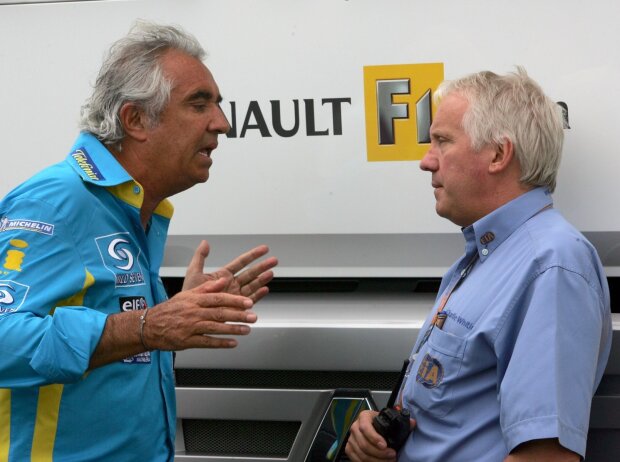 Flavio Briatore, Charlie Whiting Flavio Briatore, Charlie Whiting