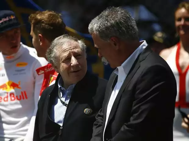 Titel-Bild zur News: Jean Todt, Chase Carey