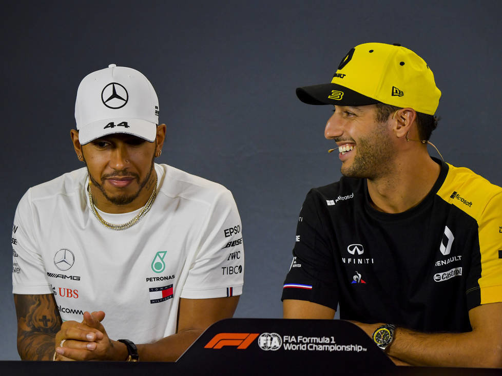 Lewis Hamilton, Daniel Ricciardo