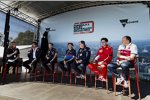 Toto Wolff, Christian Horner, Franz Tost und Otmar Szafnauer 