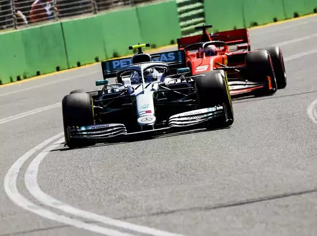 Valtteri Bottas, Sebastian Vettel Titel-Bild zur News: Valtteri Bottas, Sebastian Vettel