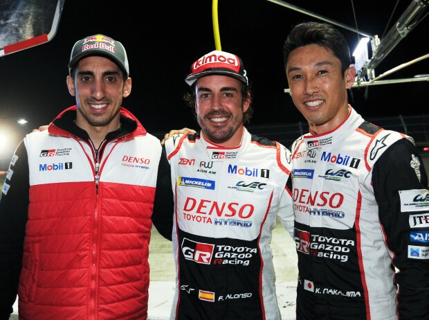 Fernando Alonso, Kazuki Nakajima, Sebastien Buemi Fernando Alonso, Kazuki Nakajima, Sebastien Buemi
