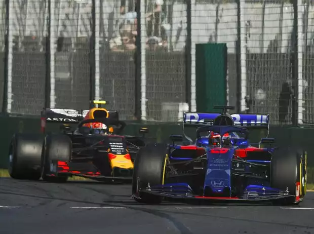 Titel-Bild zur News: Daniil Kwjat, Pierre Gasly