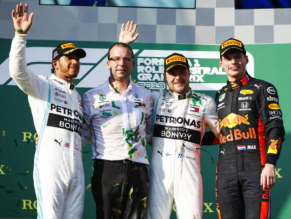 Lewis Hamilton, Valtteri Bottas, Max Verstappen