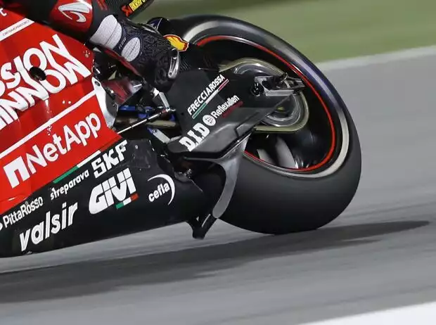 Titel-Bild zur News: Ducati Aerodynamik Reifen