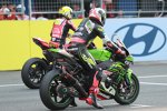 Jonathan Rea und Alvaro Bautista