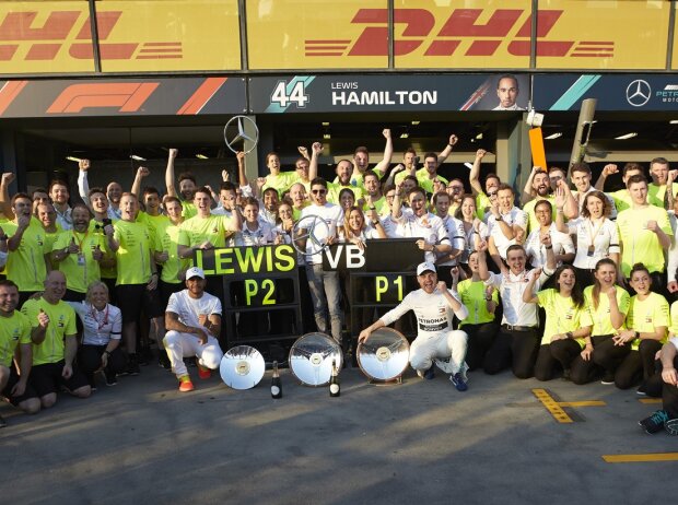 Valtteri Bottas, Lewis Hamilton