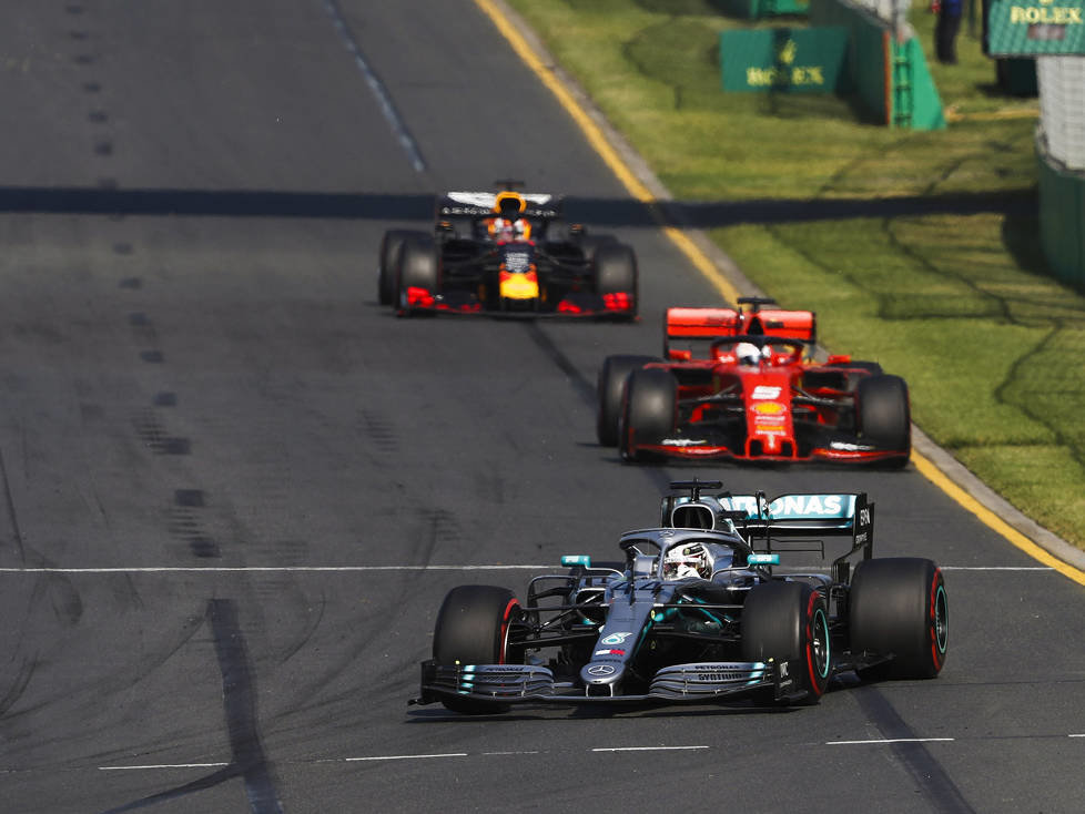 Lewis Hamilton, Sebastian Vettel, Max Verstappen