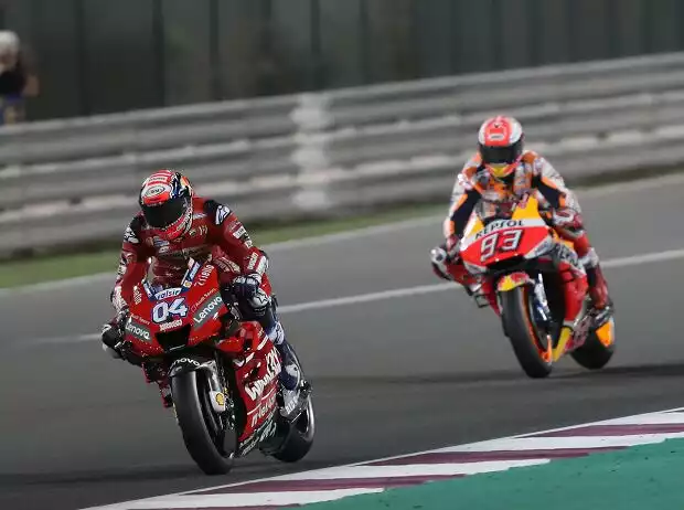 Titel-Bild zur News: Andrea Dovizioso, Marc Marquez