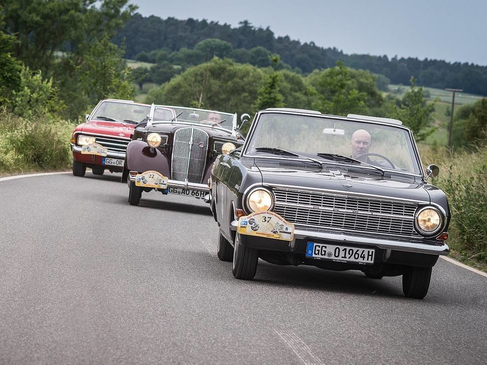 Opel bei der 23. ADAC-Oldtimerfahrt Hessen-Thüringen