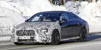 Bild zum Inhalt: Mercedes-AMG CLA 45 (2020): Neuer Erlkönig mit weniger Tarnung erwischt