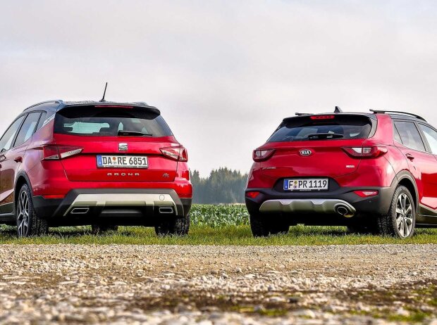 Vergleich Kia Stonic vs. Seat Arona 2019