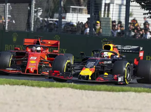 Max Verstappen, Sebastian Vettel Titel-Bild zur News: Max Verstappen, Sebastian Vettel
