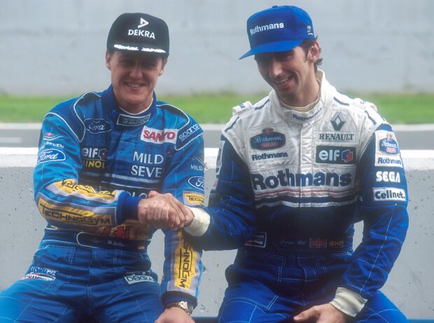 Titel-Bild zur News: Michael Schumacher, Damon Hill