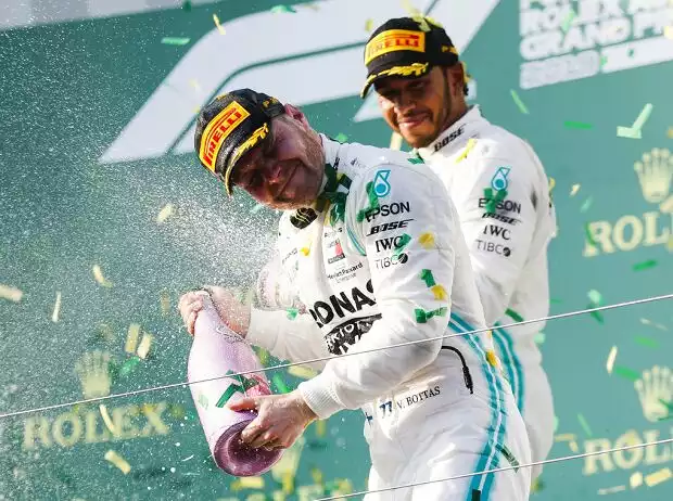 Valtteri Bottas, Lewis Hamilton Titel-Bild zur News: Valtteri Bottas, Lewis Hamilton