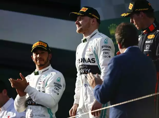 Lewis Hamilton, Valtteri Bottas, Max Verstappen Titel-Bild zur News: Lewis Hamilton, Valtteri Bottas, Max Verstappen