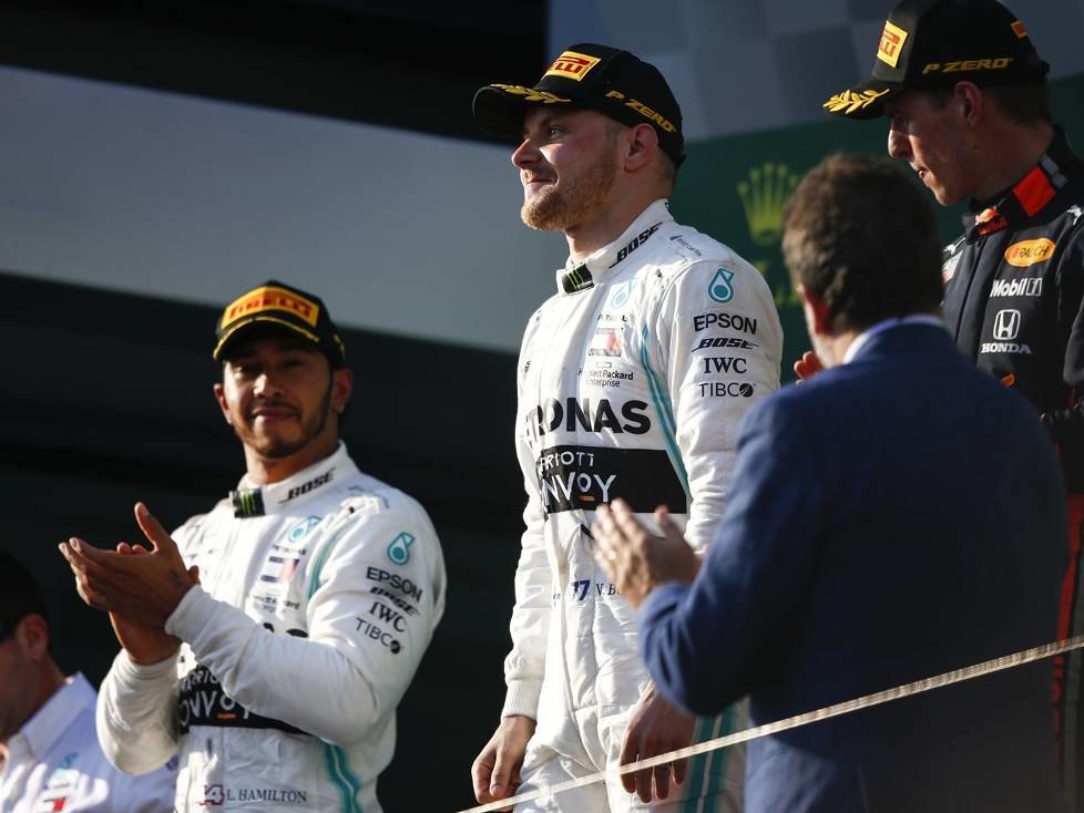 Lewis Hamilton, Valtteri Bottas, Max Verstappen