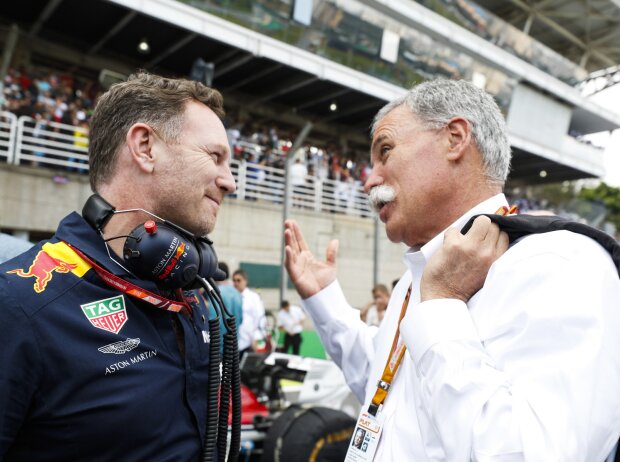 Christian Horner, Chase Carey Christian Horner, Chase Carey