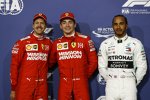 Sebastian Vettel (Ferrari), Charles Leclerc (Ferrari) und Lewis Hamilton (Mercedes) 
