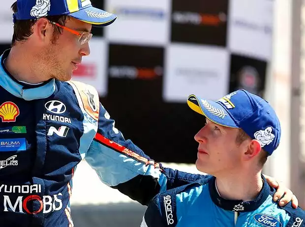 Thierry Neuville, Elfyn Evans Titel-Bild zur News: Thierry Neuville, Elfyn Evans