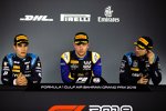 Luca Ghiotto (Virtuosi), Sergio Sette Camara (DAMS) und Nicholas Latifi (DAMS) 