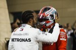 Lewis Hamilton (Mercedes) und Charles Leclerc (Ferrari) 