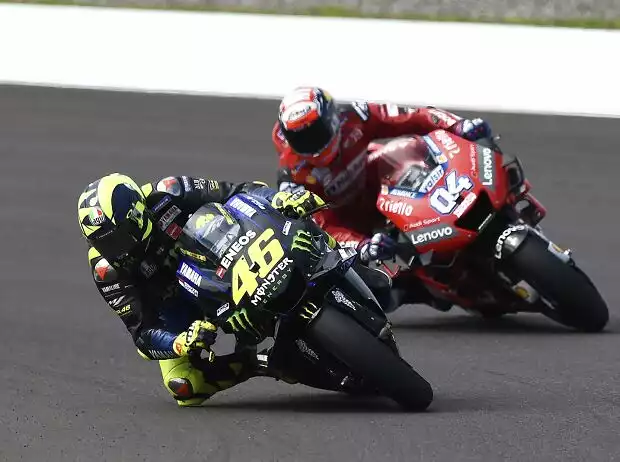 Titel-Bild zur News: Andrea Dovizioso, Valentino Rossi