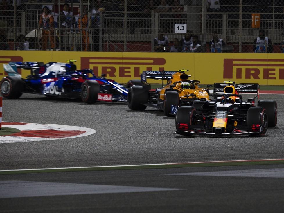 Pierre Gasly, Lando Norris, Alexander Albon