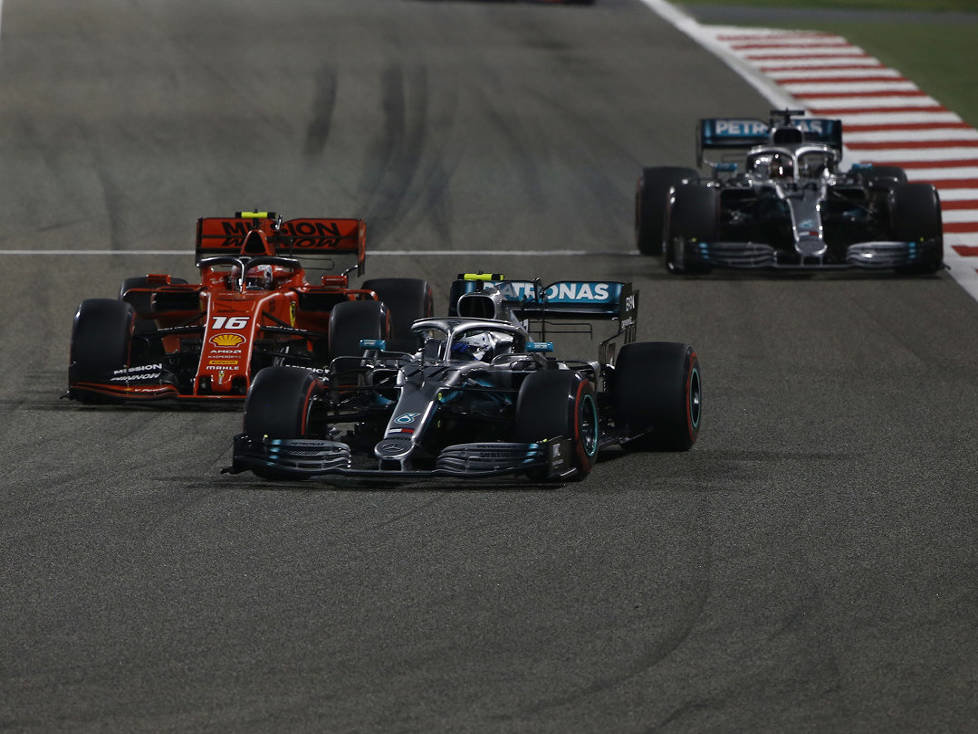 Valtteri Bottas, Charles Leclerc, Lewis Hamilton