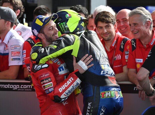 Andrea Dovizioso, Valentino Rossi