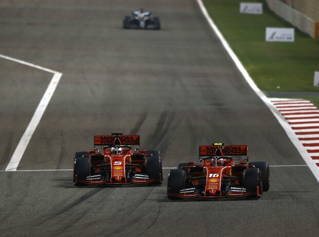 Sebastian Vettel, Charles Leclerc Sebastian Vettel, Charles Leclerc