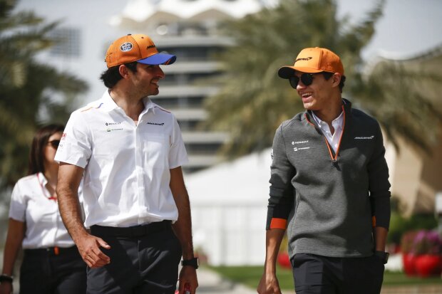 Carlos Sainz Lando Norris McLaren McLaren F1 Team F1 ~Carlos Sainz (McLaren) und Lando Norris (McLaren) ~ 