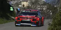 Bild zum Inhalt: "Testsession": Sebastien Ogier kämpft auf Korsika mit Handling des Citroen