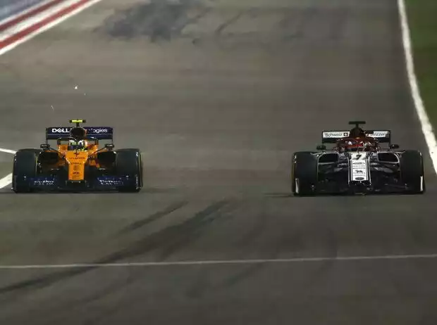 Kimi Räikkönen, Lando Norris Titel-Bild zur News: Kimi Räikkönen, Lando Norris
