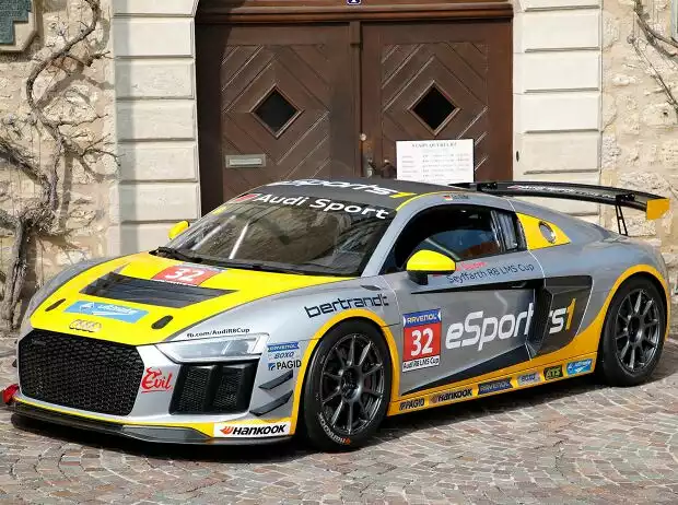 Audi R8 LMS GT4 im eSPORTS1 Design Titel-Bild zur News: Audi R8 LMS GT4 im eSPORTS1 Design