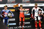 Sandro Cortese, Alvaro Bautista und Tom Sykes