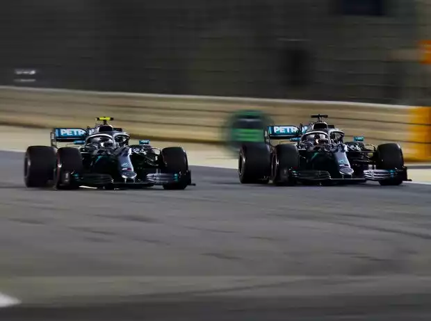 Titel-Bild zur News: Lewis Hamilton, Valtteri Bottas