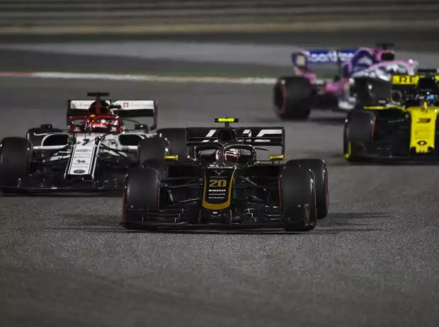 Kevin Magnussen, Kimi Räikkönen, Daniel Ricciardo Titel-Bild zur News: Kevin Magnussen, Kimi Räikkönen, Daniel Ricciardo