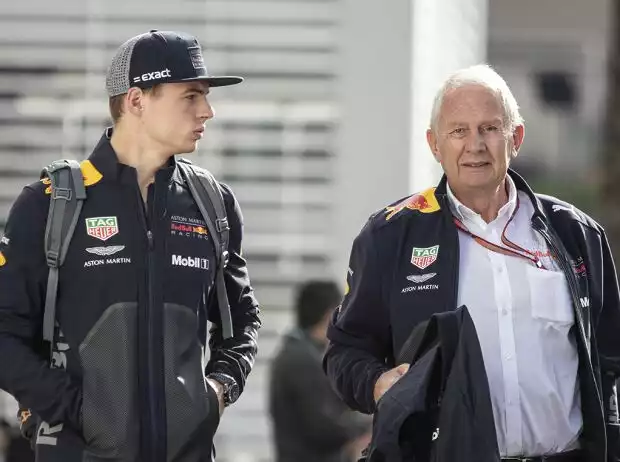 Max Verstappen, Helmut Marko Titel-Bild zur News: Max Verstappen, Helmut Marko