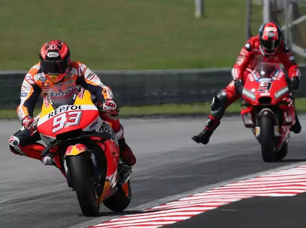 Danilo Petrucci, Marc Marquez Titel-Bild zur News: Danilo Petrucci, Marc Marquez