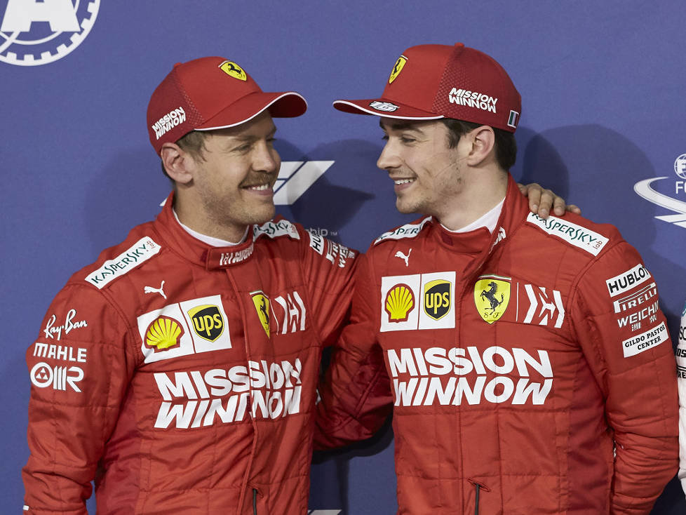 Sebastian Vettel, Charles Leclerc, Lewis Hamilton