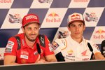 Andrea Dovizioso (Ducati) und Marc Marquez (Honda) 