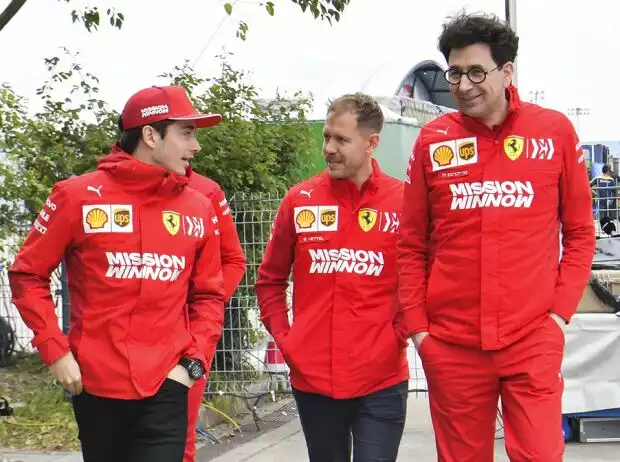 Charles Leclerc, Sebastian Vettel Titel-Bild zur News: Charles Leclerc, Sebastian Vettel