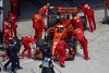 Albons Bremsen in Flammen: Vettel schickt Ferrari-Mechaniker zu Hilfe