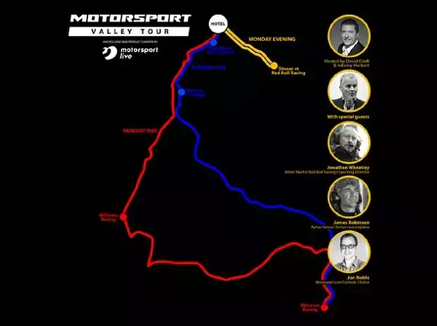 Motorsport Valley Tour Titel-Bild zur News: Motorsport Valley Tour