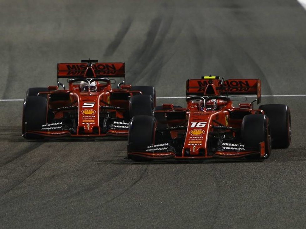 Sebastian Vettel, Charles Leclerc