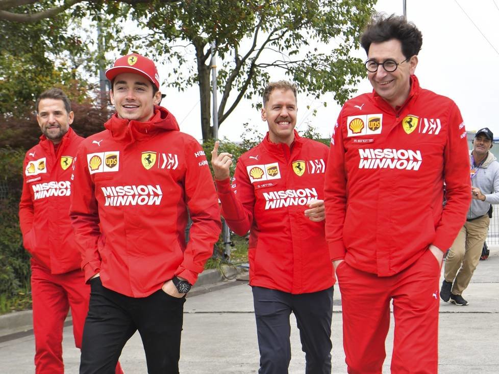 Charles Leclerc, Sebastian Vettel